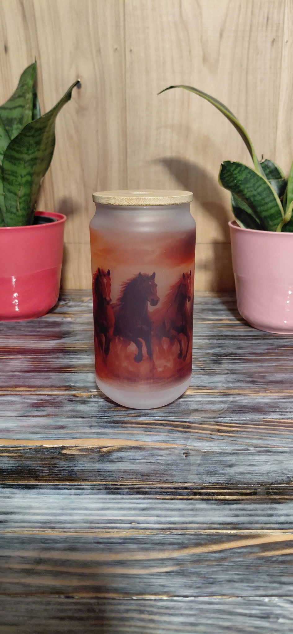 16oz Horse Cup
