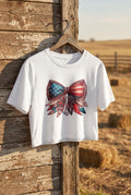 American Flag Coquette Bow