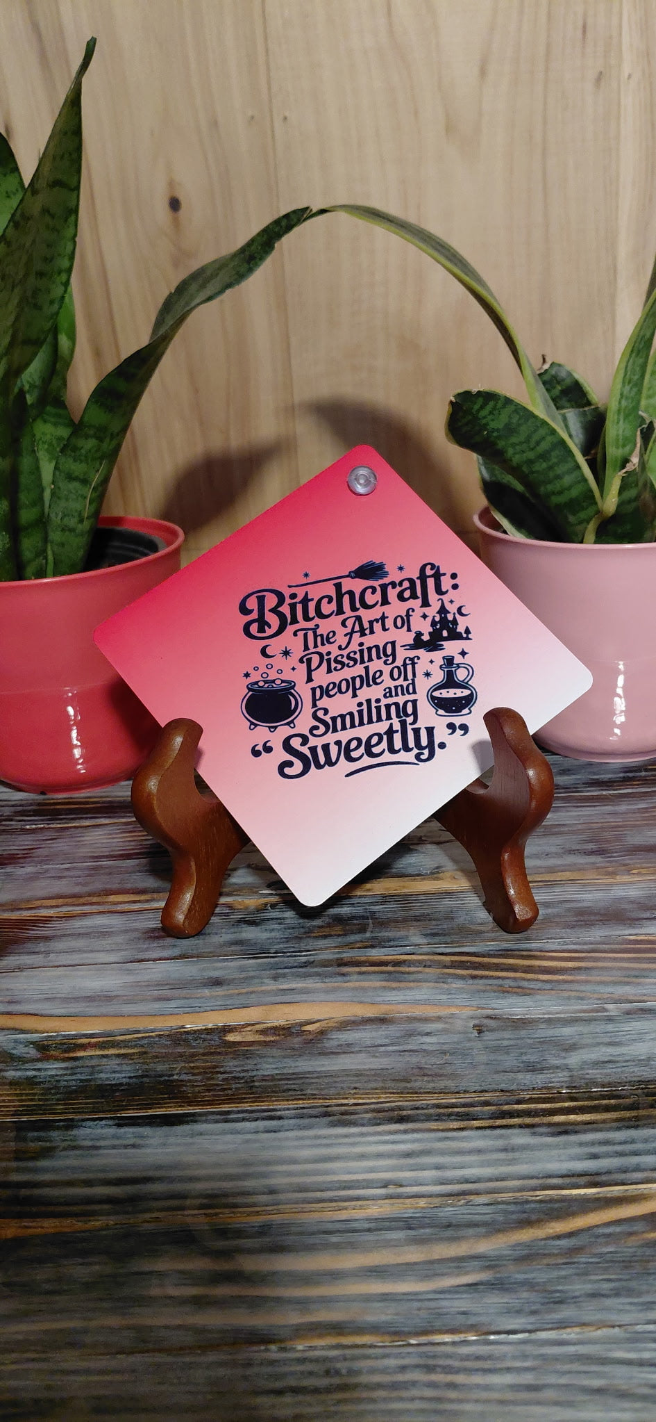 Bitchcraft Car Sign