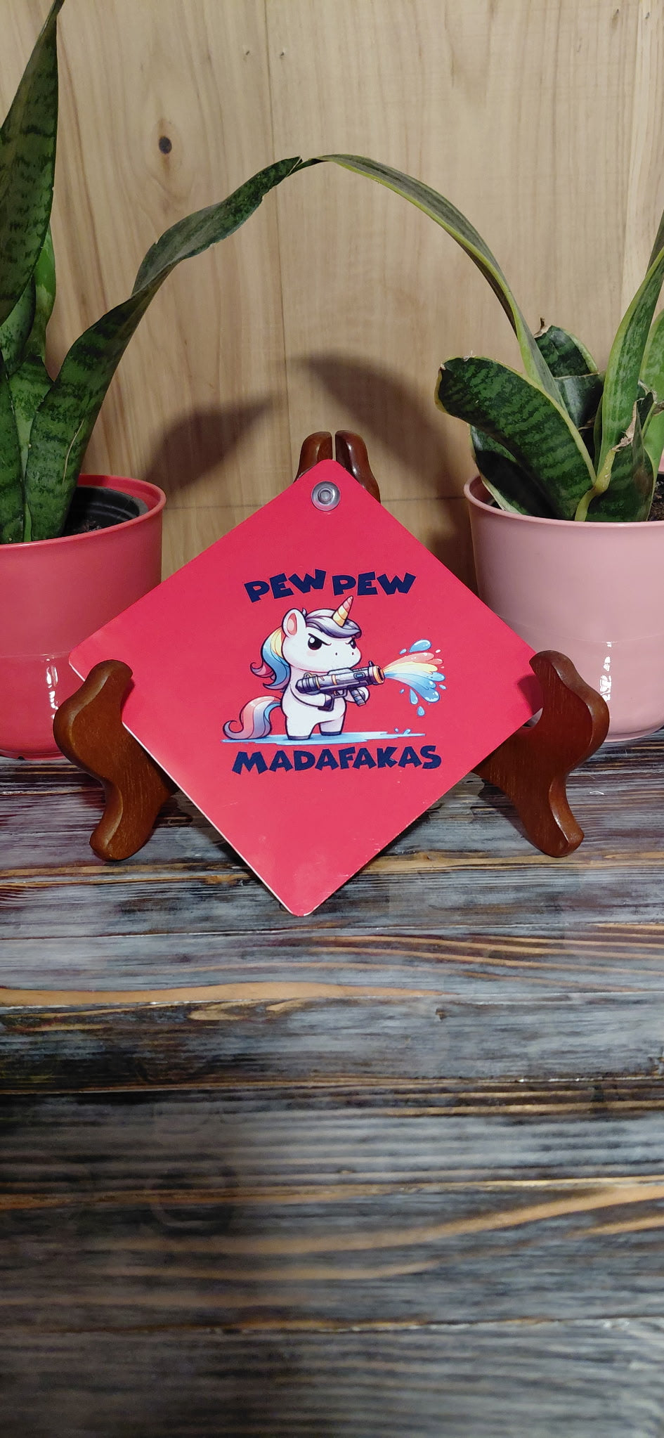 PEW PEW MADAFAKAS Car Sign