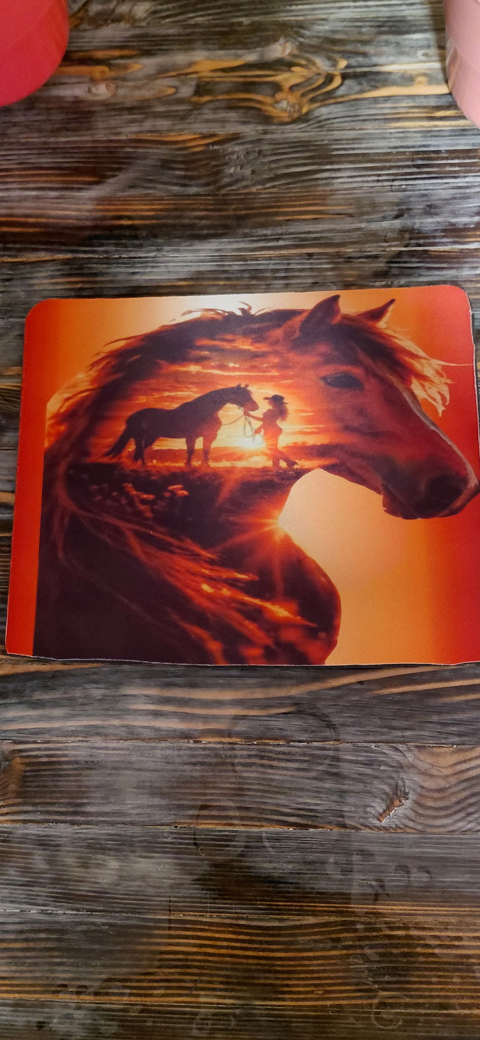 Sunset Horse Mousepad
