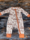 Baby Western Rodeo Zip Sleeper
