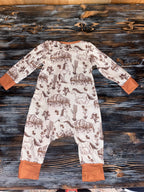 Baby Western Rodeo Zip Sleeper