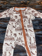 Baby Western Rodeo Zip Sleeper