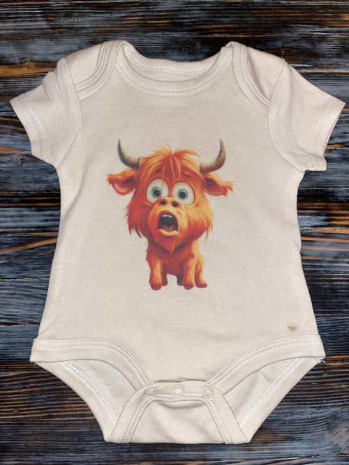Baby Highland Cow Onesie