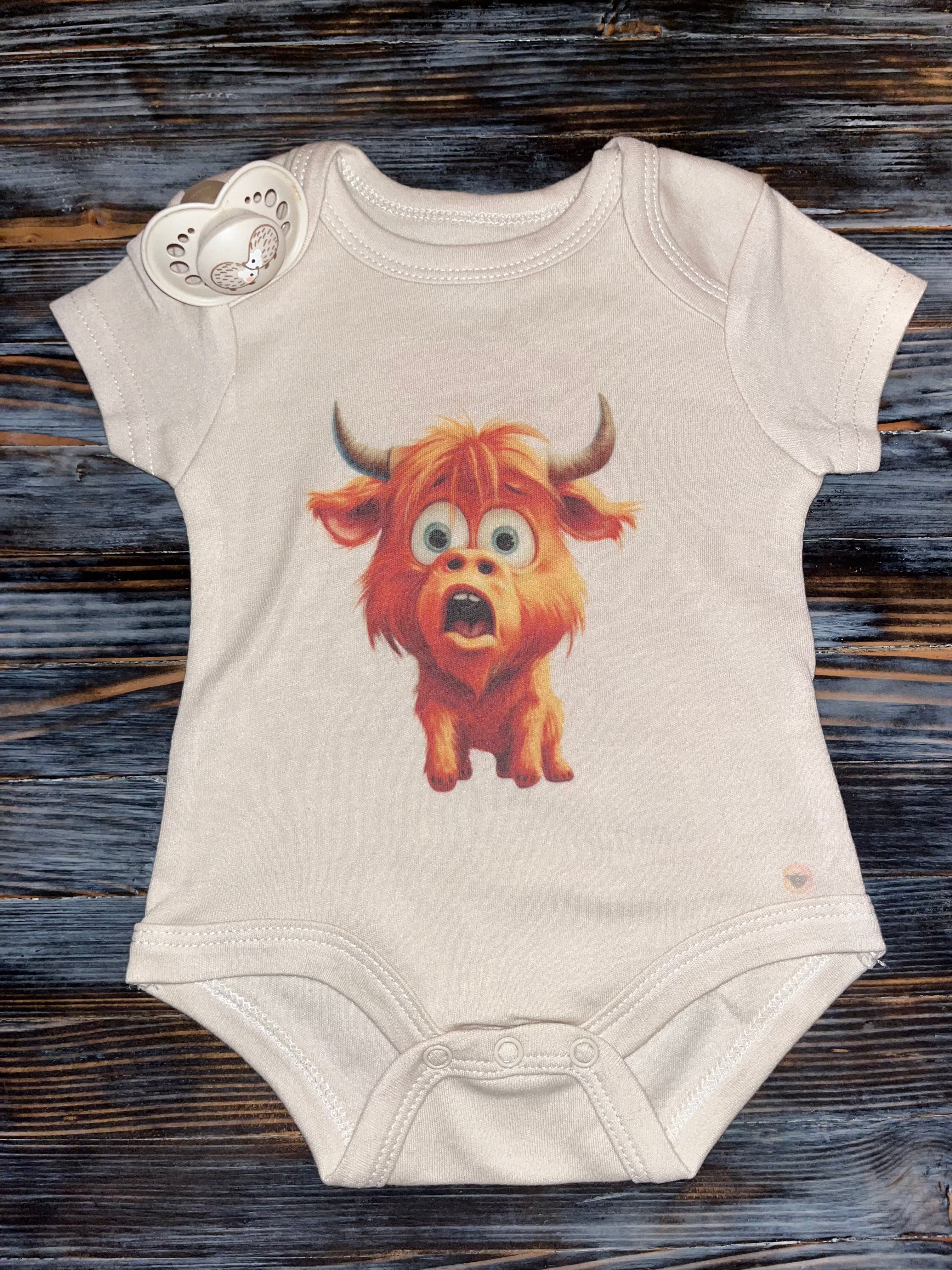 Baby Highland Cow Onesie