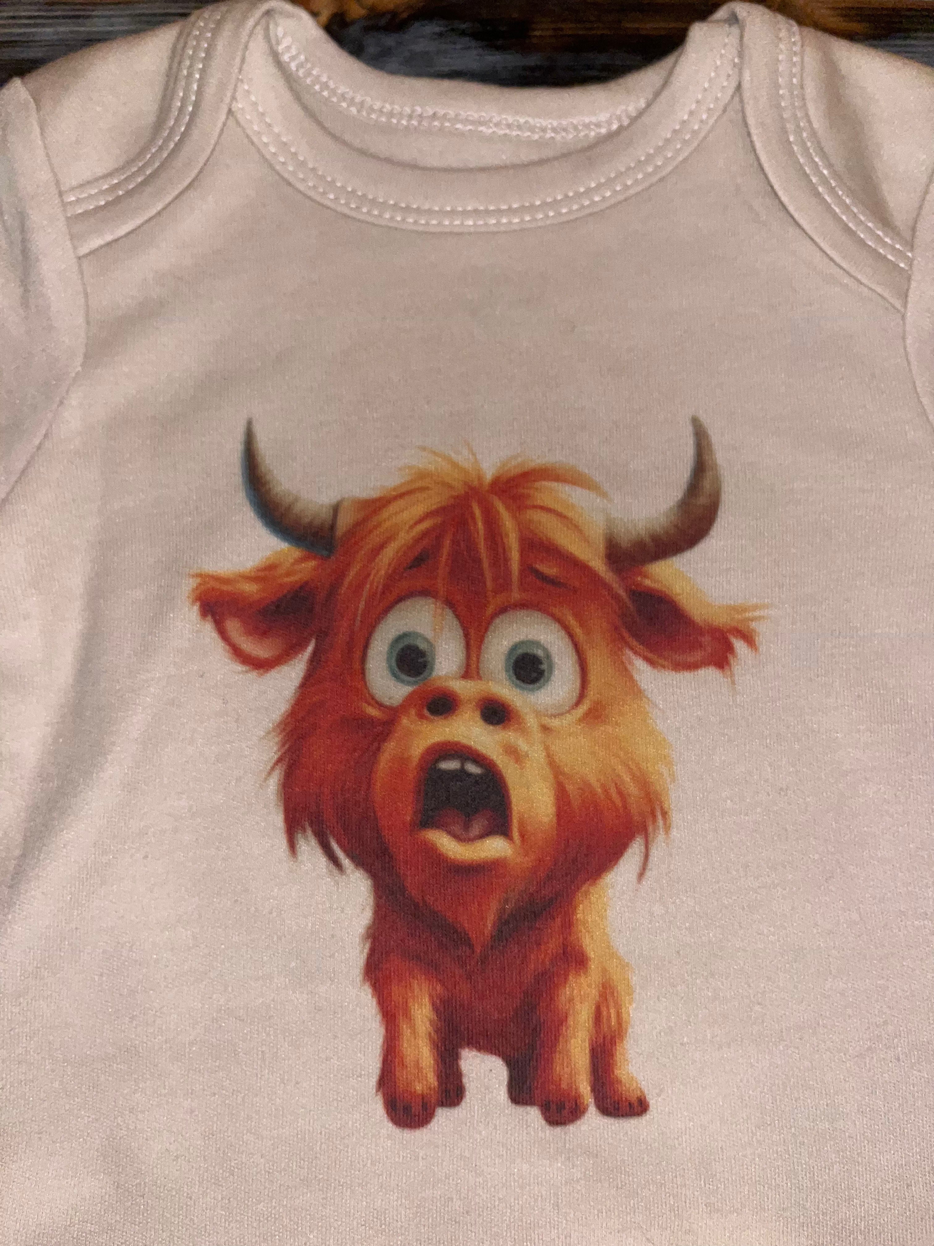 Baby Highland Cow Onesie