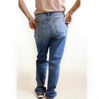 Women's High Waisted Dad Straight Jean